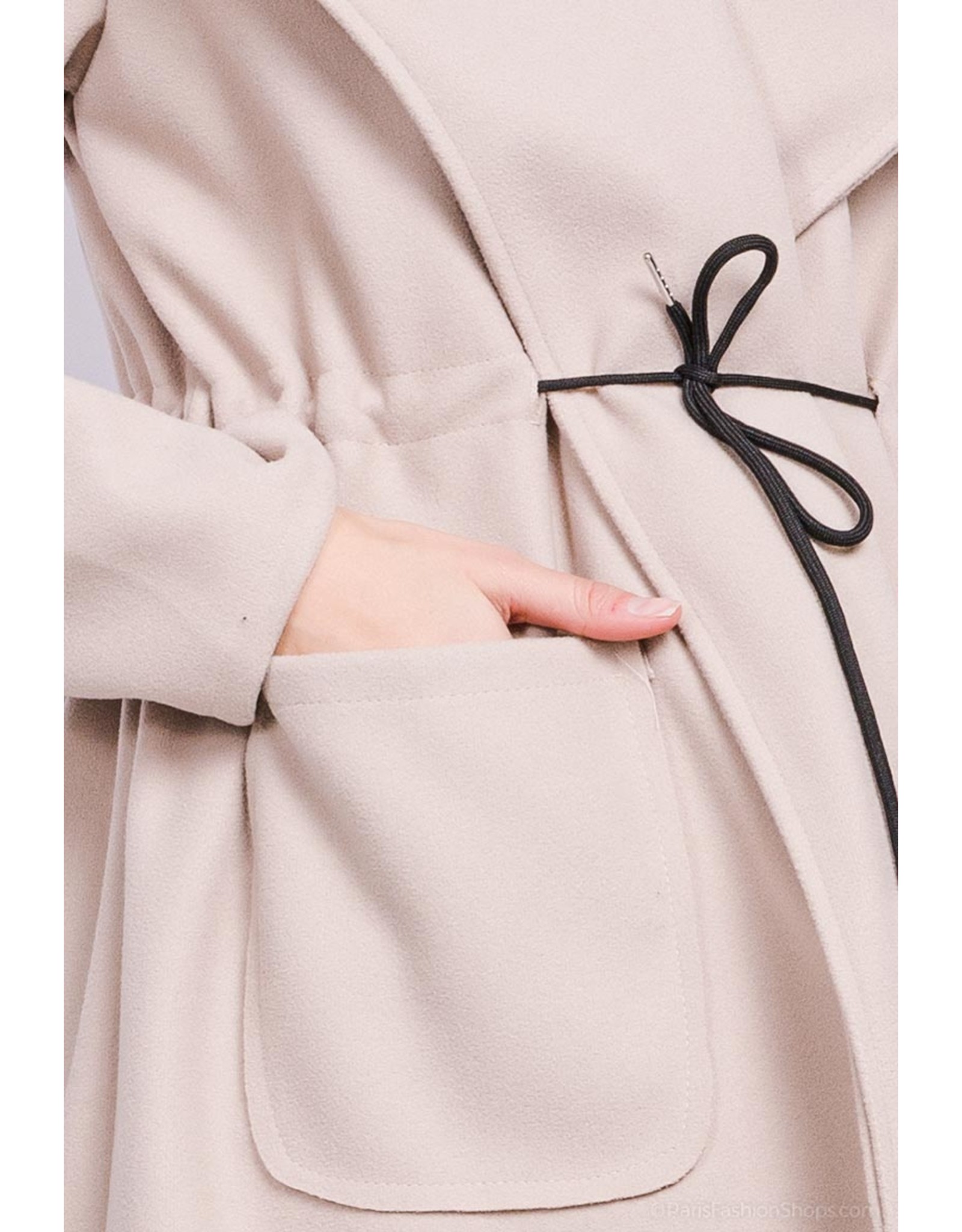 PARIS ES'TYL Coat with drawstring
