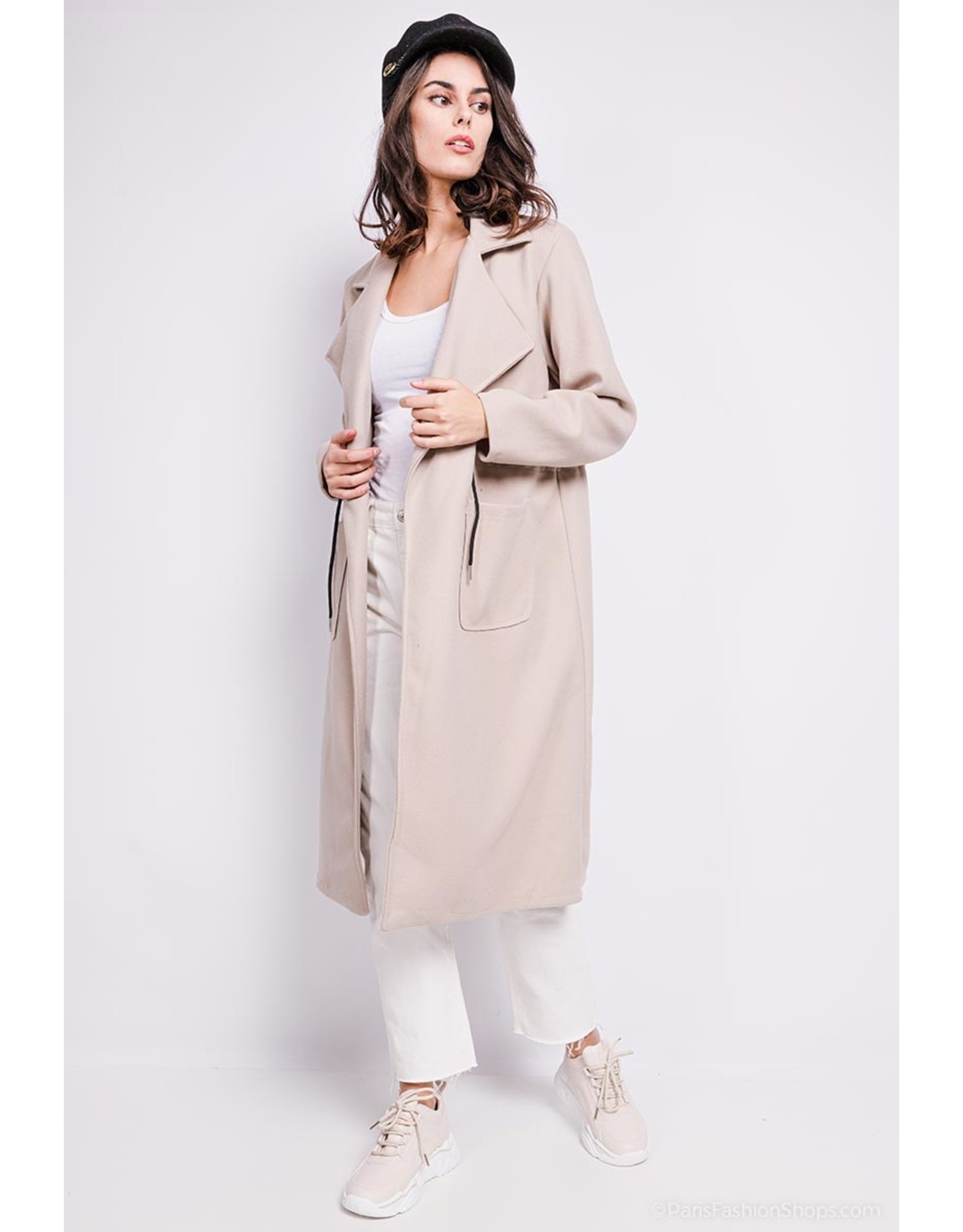 PARIS ES'TYL Coat with drawstring