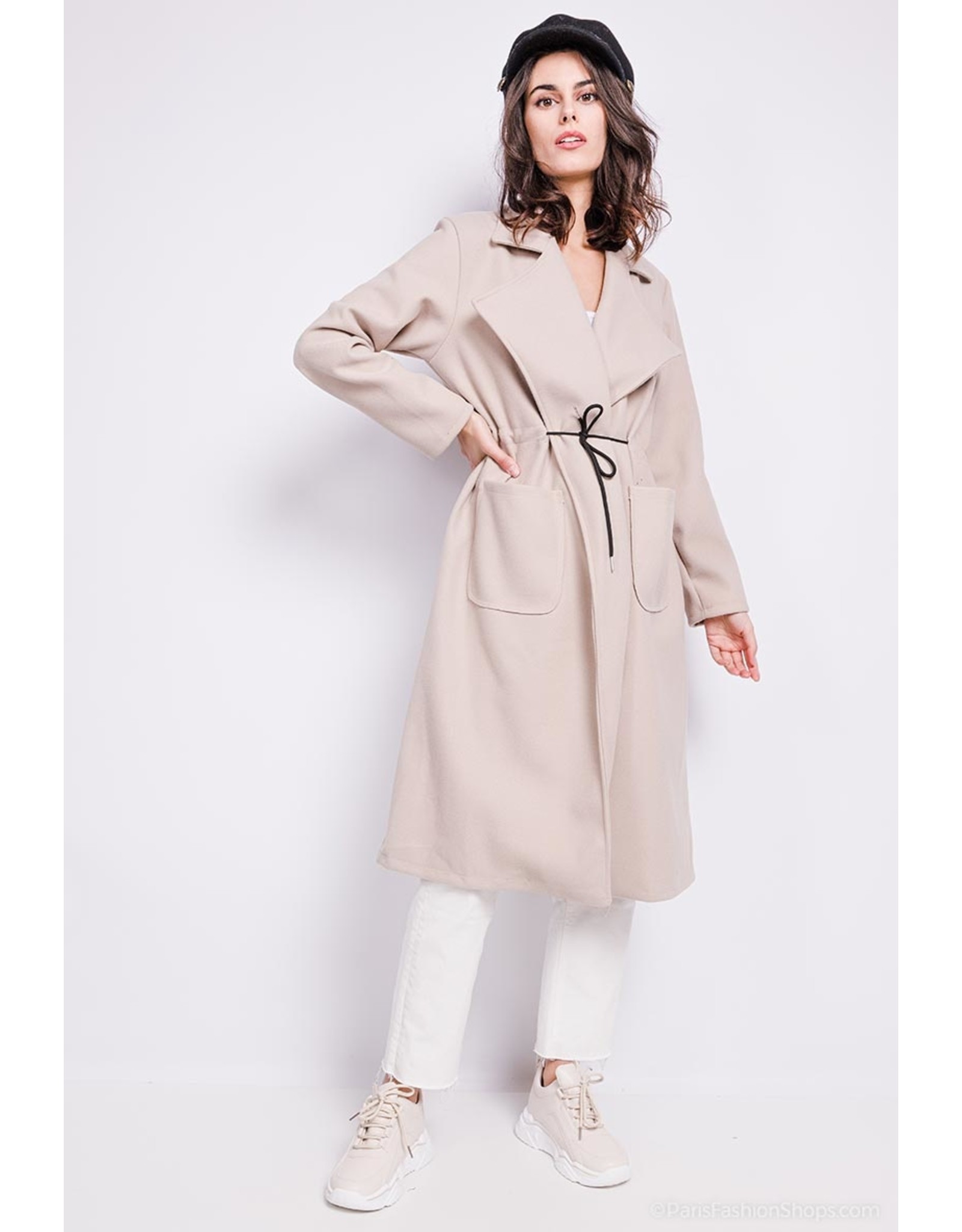 PARIS ES'TYL Coat with drawstring