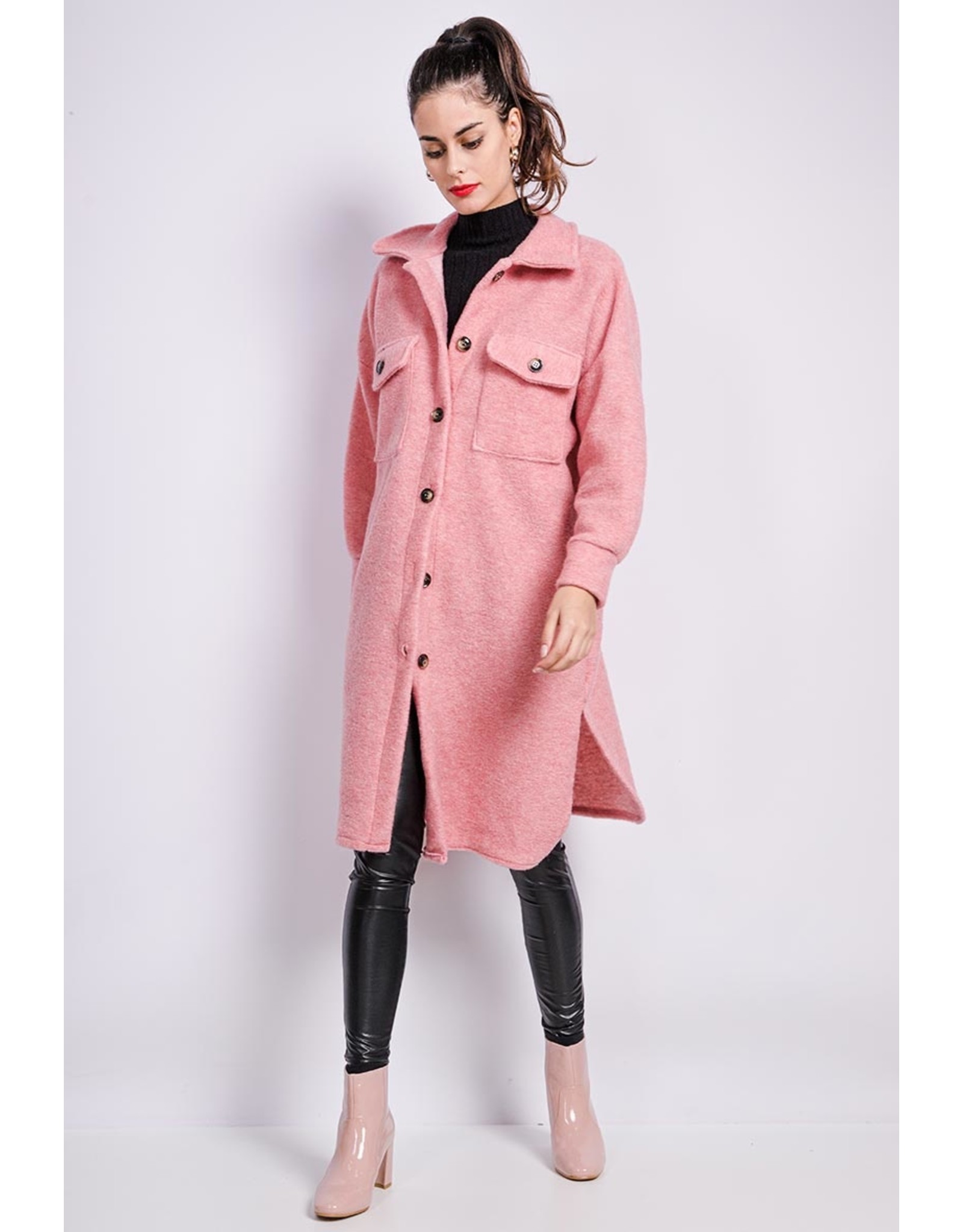 PARIS ES'TYL Bellavie Wool Mix Shirt / Jacket
