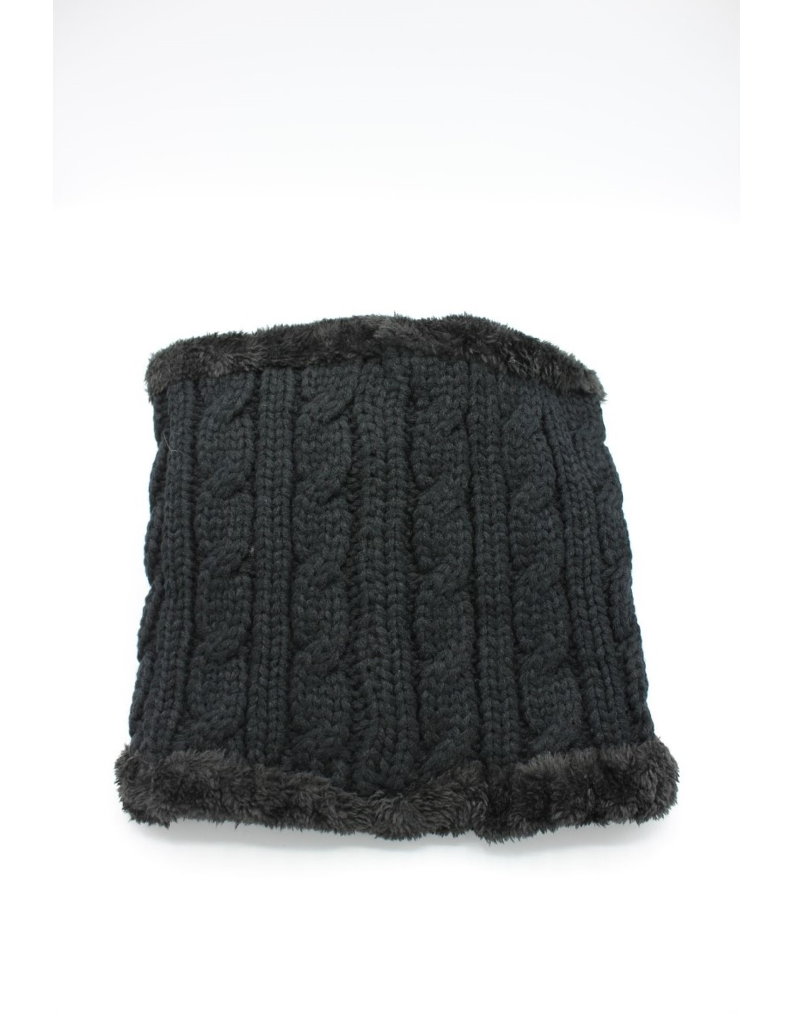 PARIS ES'TYL Cable Stitch Fleece Lined Snood