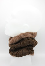 PARIS ES'TYL Cable Stitch Fleece Lined Snood
