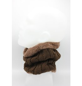 PARIS ES'TYL Cable Stitch Fleece Lined Snood