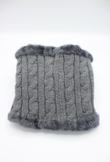 PARIS ES'TYL Cable Stitch Fleece Lined Snood