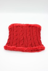 PARIS ES'TYL Cable Stitch Fleece Lined Snood