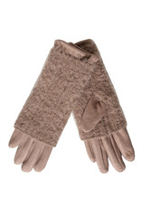 PARIS ES'TYL Chenille Covered Fleece Gloves