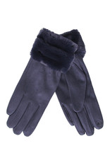 PARIS ES'TYL Fur Cuffed Gloves
