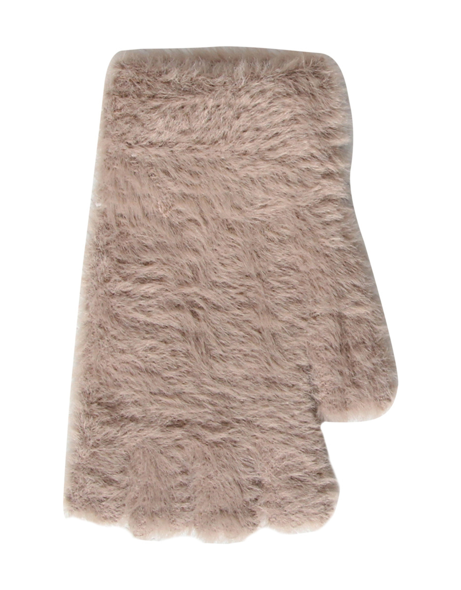 PARIS ES'TYL Faux Fur Fingerless Gloves