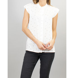 La Fee Maraboutee Cap Sleeve Blouse