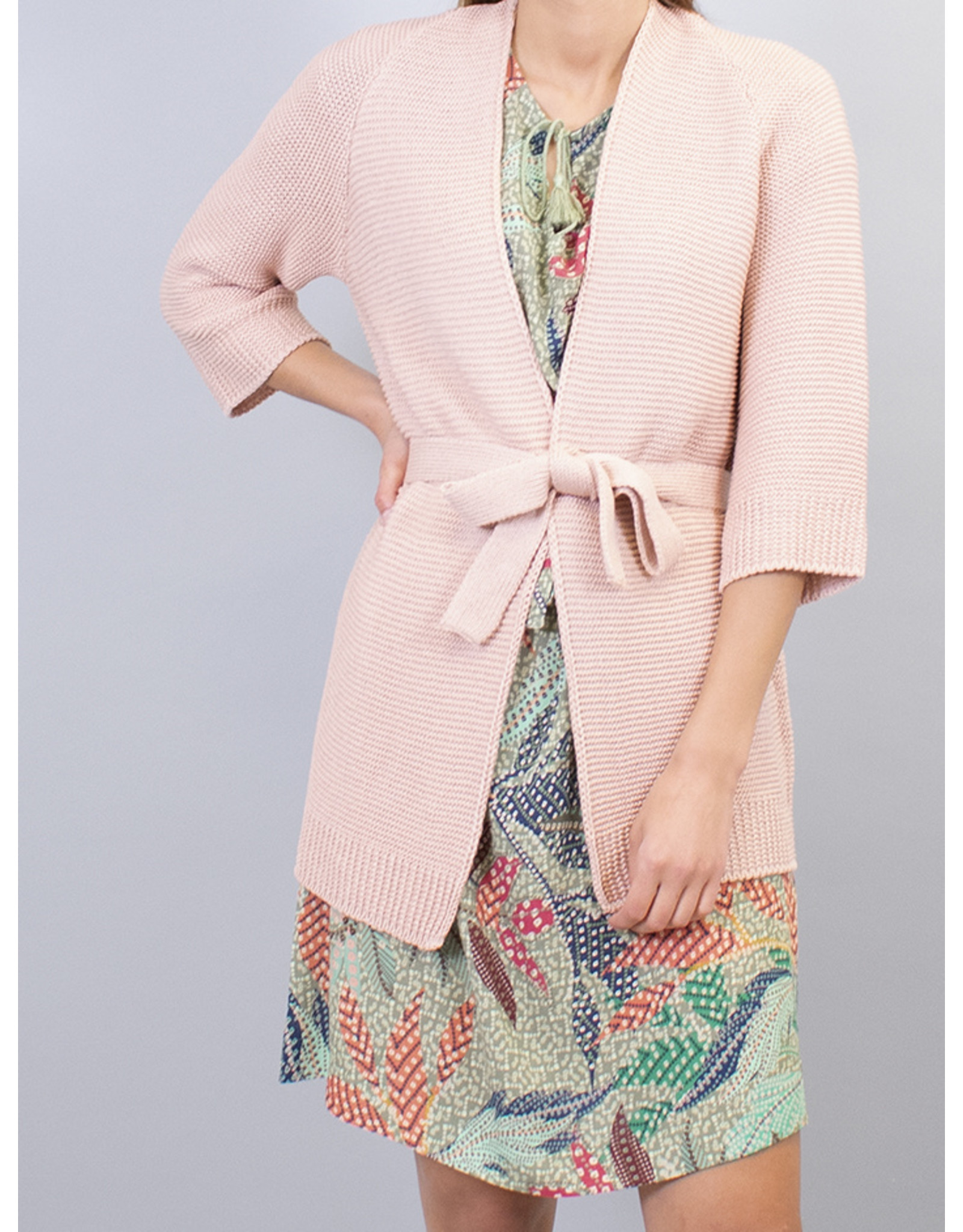 La Fee Maraboutee Knitted Belted Cardi Jacket