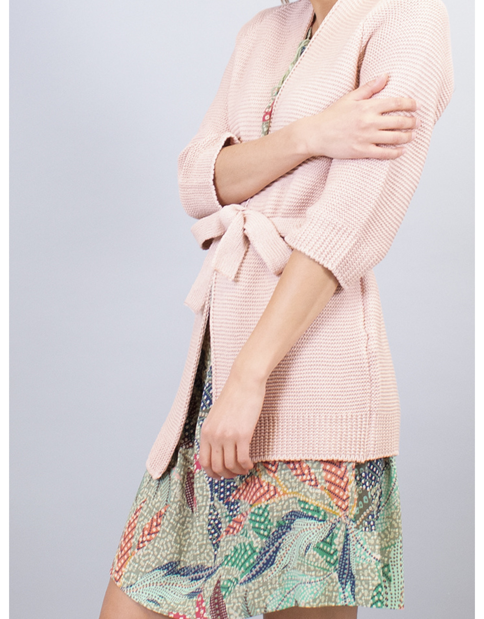 La Fee Maraboutee Knitted Belted Cardi Jacket