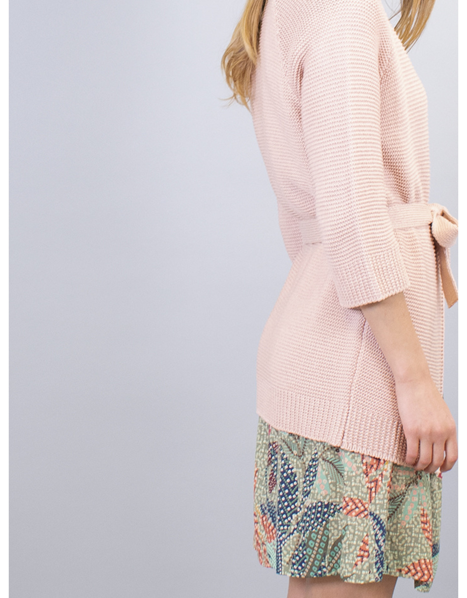 La Fee Maraboutee Knitted Belted Cardi Jacket