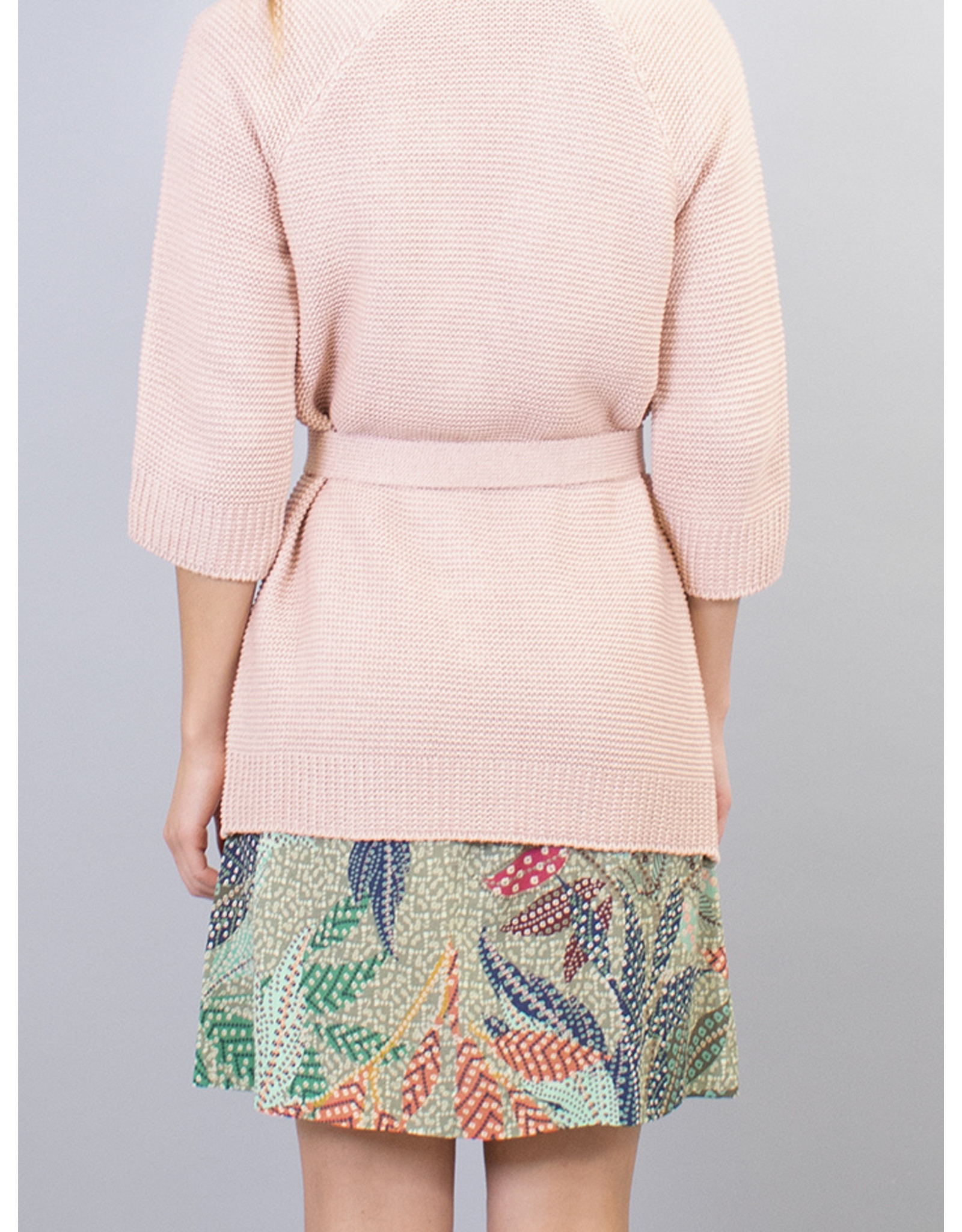 La Fee Maraboutee Knitted Belted Cardi Jacket