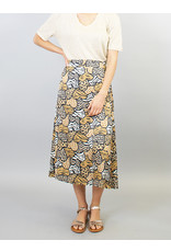 La Fee Maraboutee Heart Print Midi Skirt