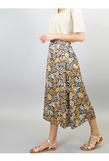 La Fee Maraboutee Heart Print Midi Skirt