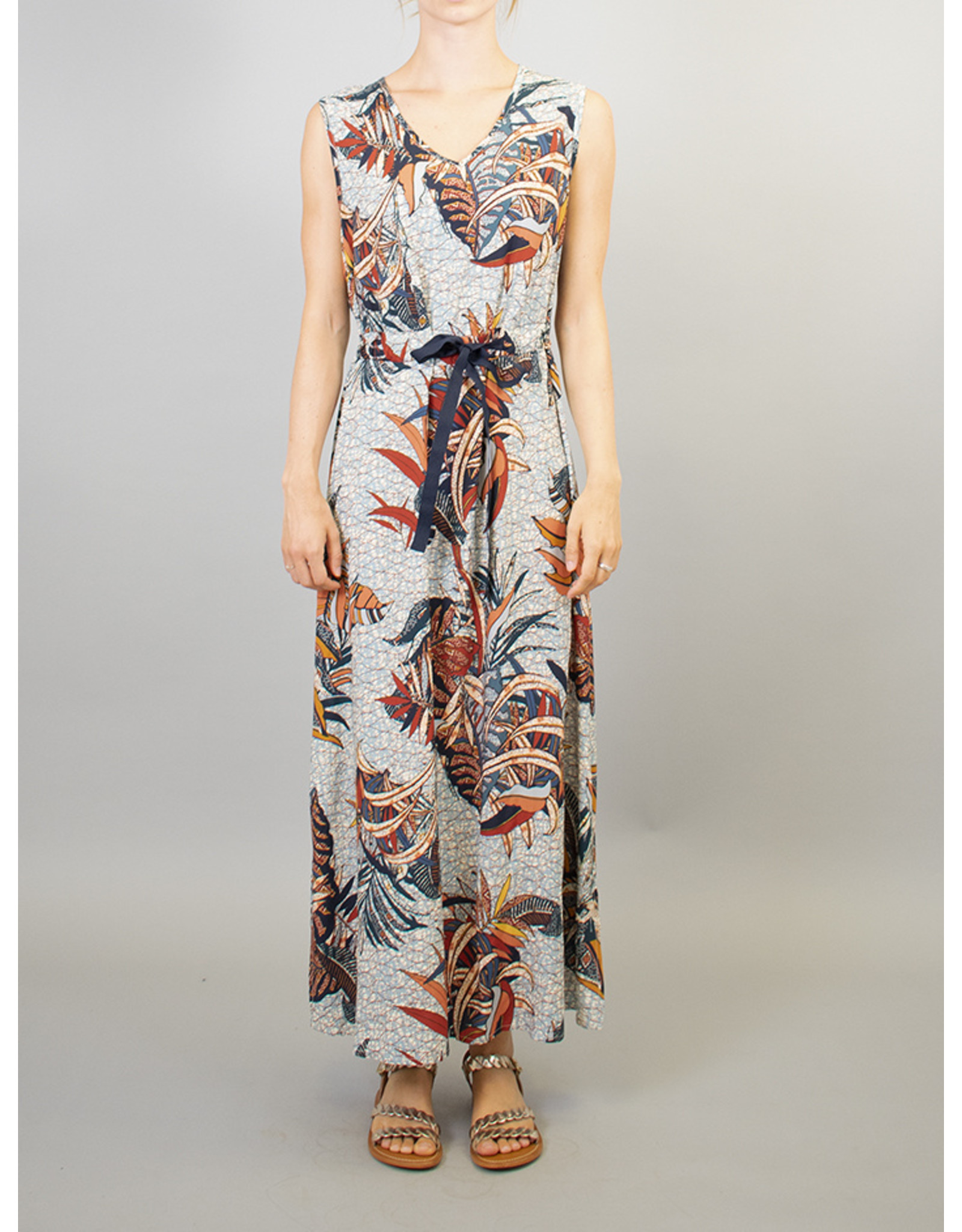 La Fee Maraboutee Bird Of Paradise Sleeveless Long Dress