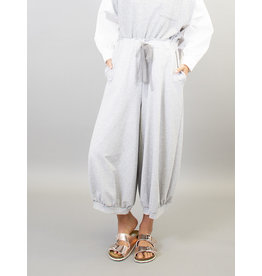 Humility Culotte Style Lounge Pants with Tie waist and Gathered Cuff