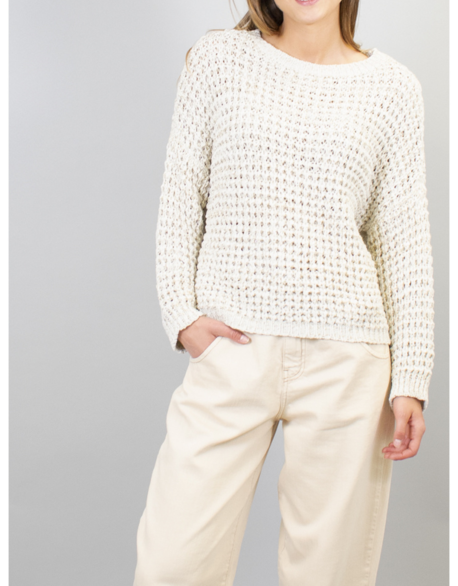 Humility Honeycomb knitted jumper