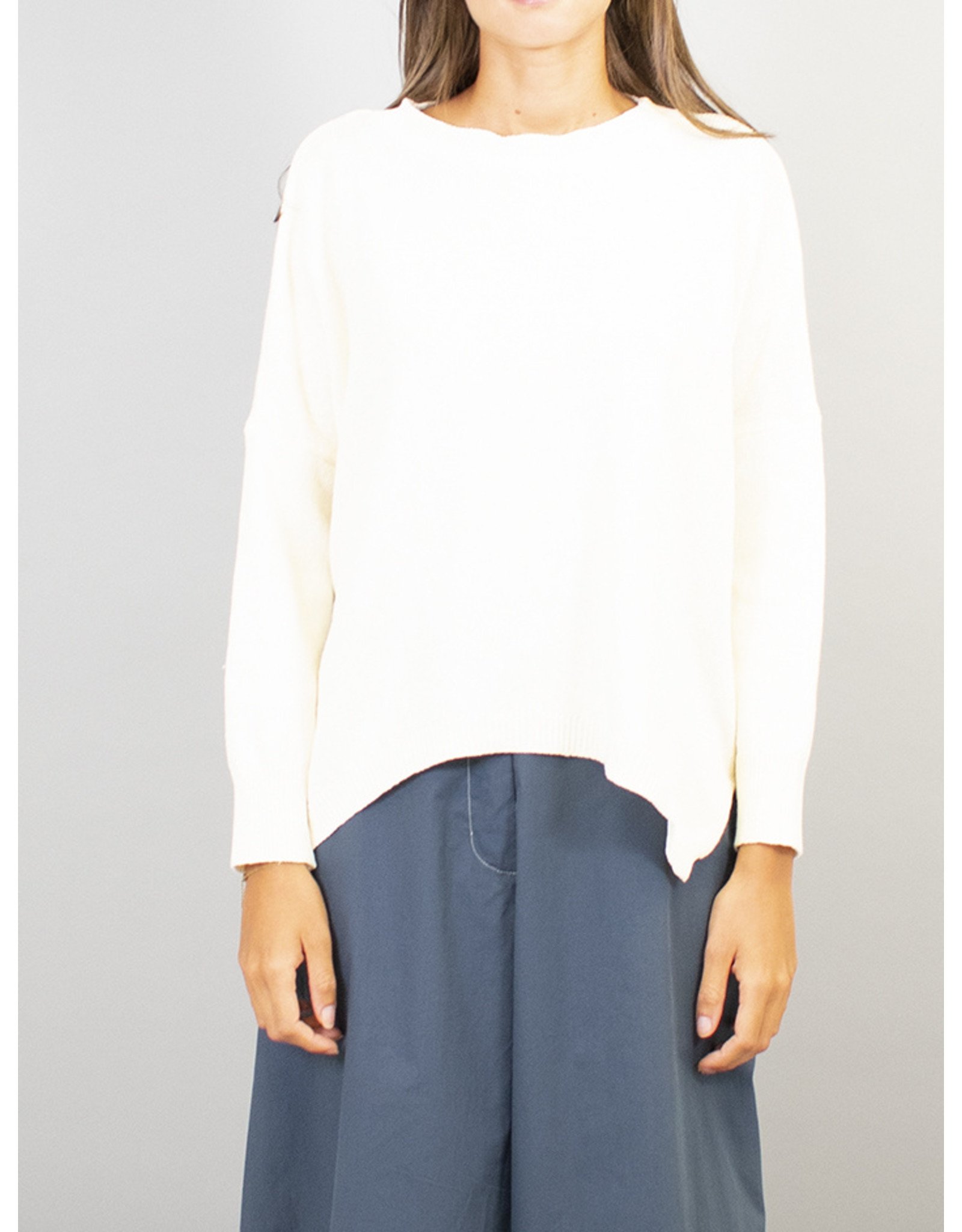 Humility Round Neck Jumper with Side Splits