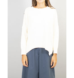 Humility Round Neck Jumper with Side Splits