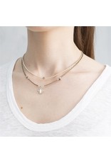 A beautiful Story Flora Silver Plated Necklace