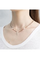 A beautiful Story Flora Silver Plated Necklace