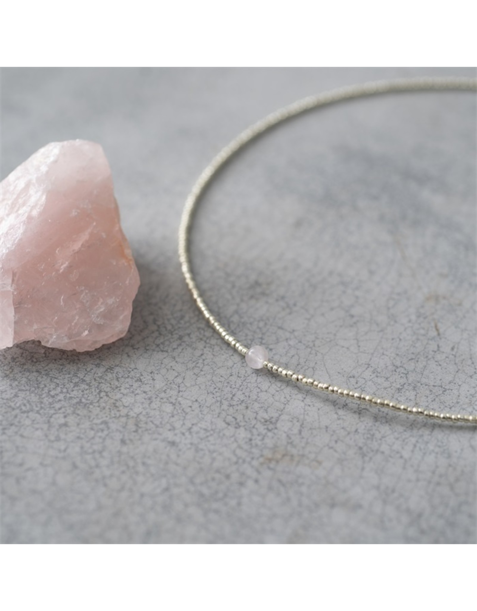 A beautiful Story Flora Silver Plated Necklace