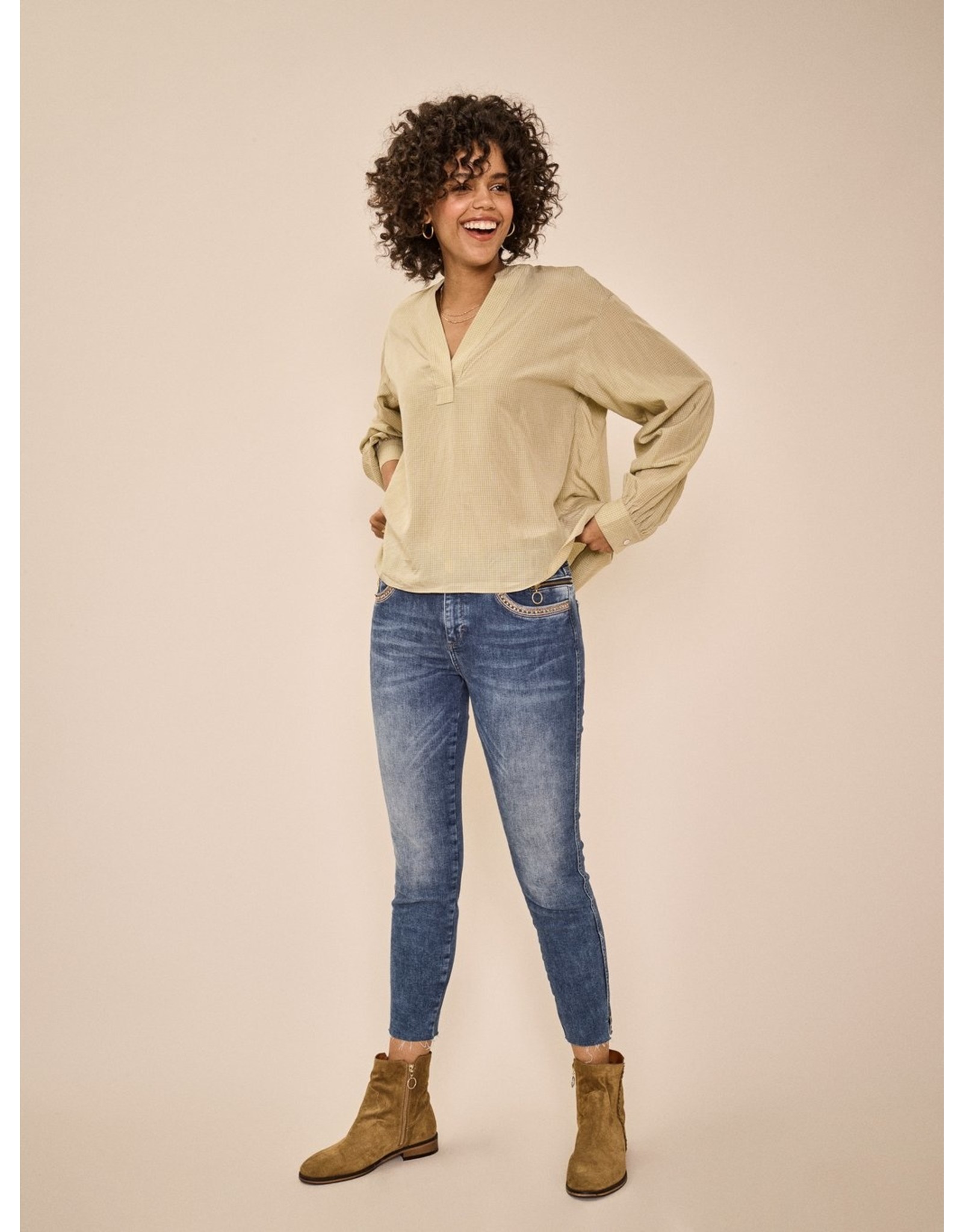 Mos Mosh Nadine Mini Check Blouse