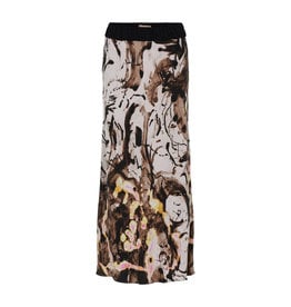 Gustav Printed Elly bias cut skirt