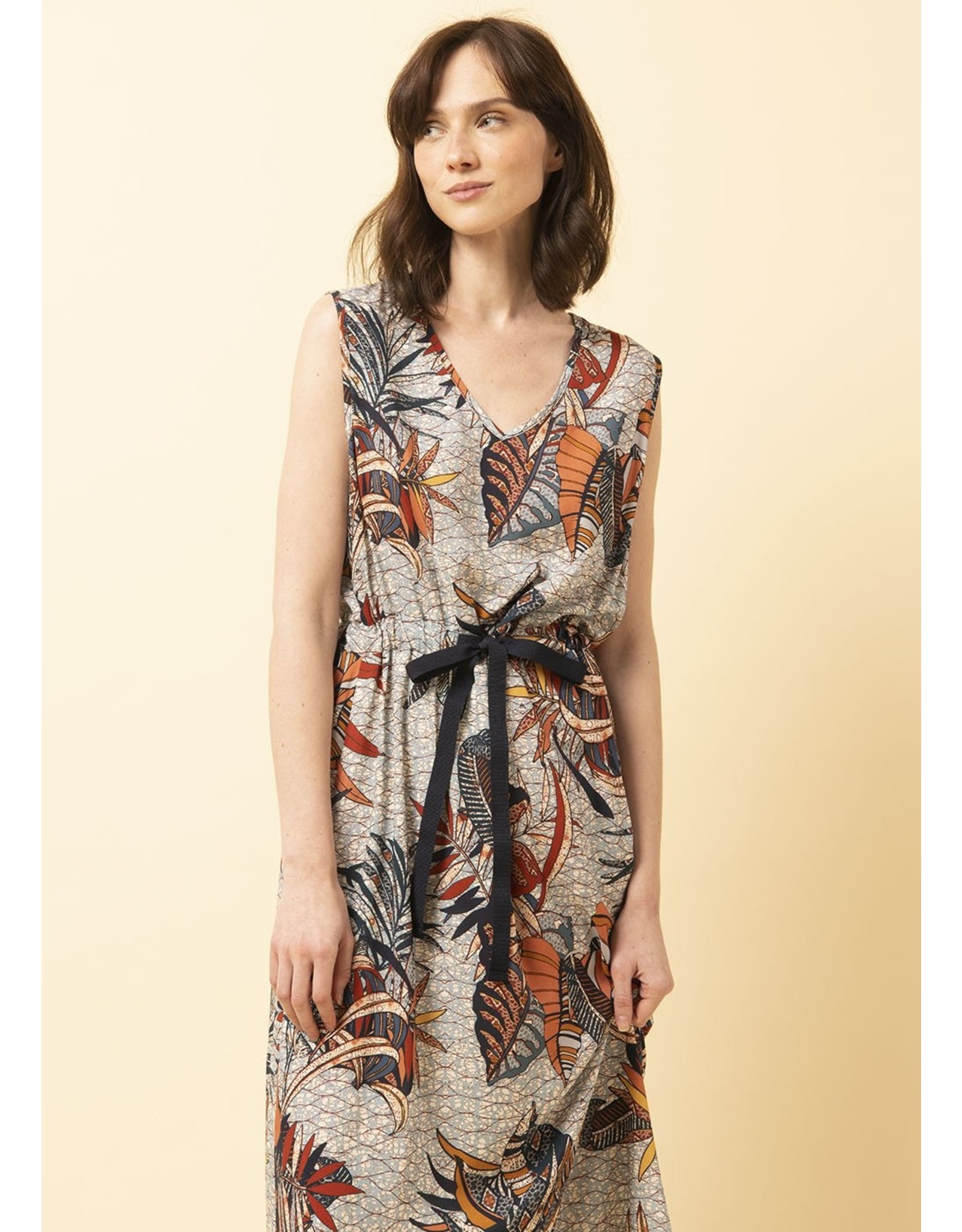 La Fee Maraboutee Bird Of Paradise Sleeveless Long Dress