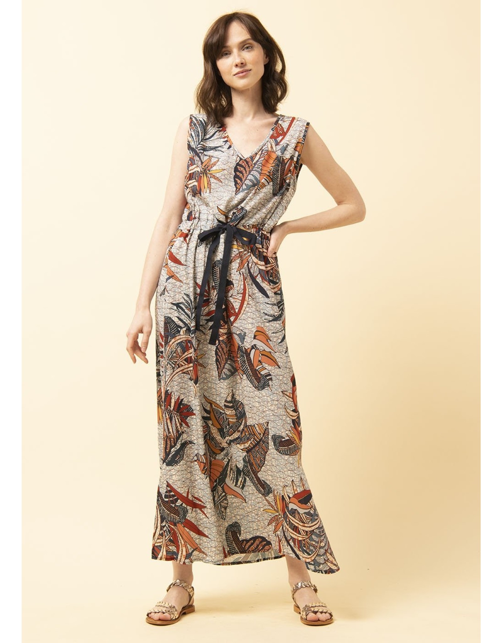 La Fee Maraboutee Bird Of Paradise Sleeveless Long Dress