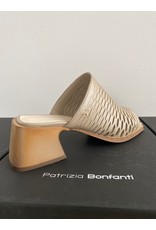 Patrizia Bonfanti Peep Toe Architectural Heel Sandal