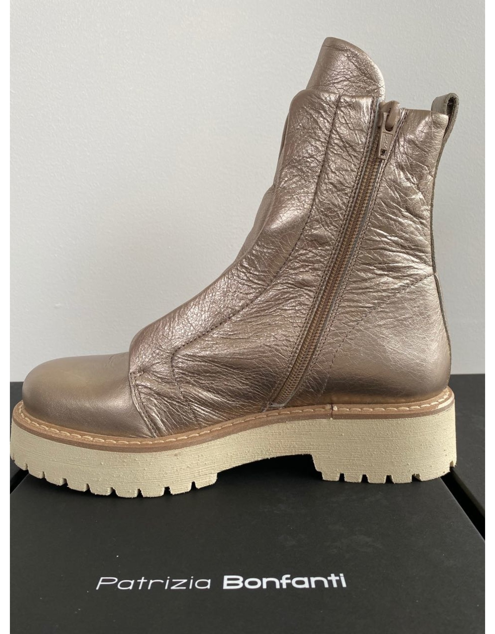 Patrizia Bonfanti Kuni Champagne Metallic Boots