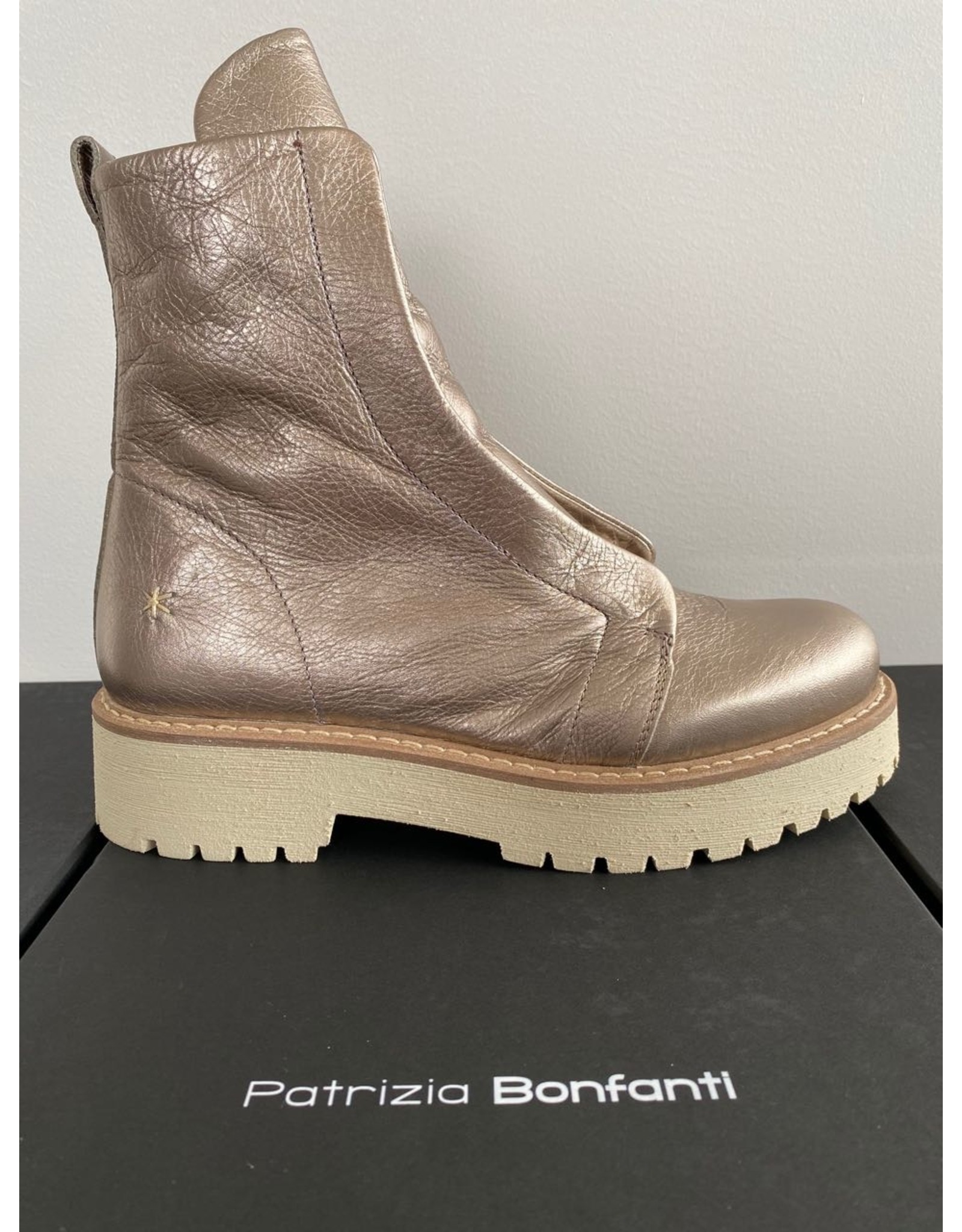 Patrizia Bonfanti Kuni Champagne Metallic Boots
