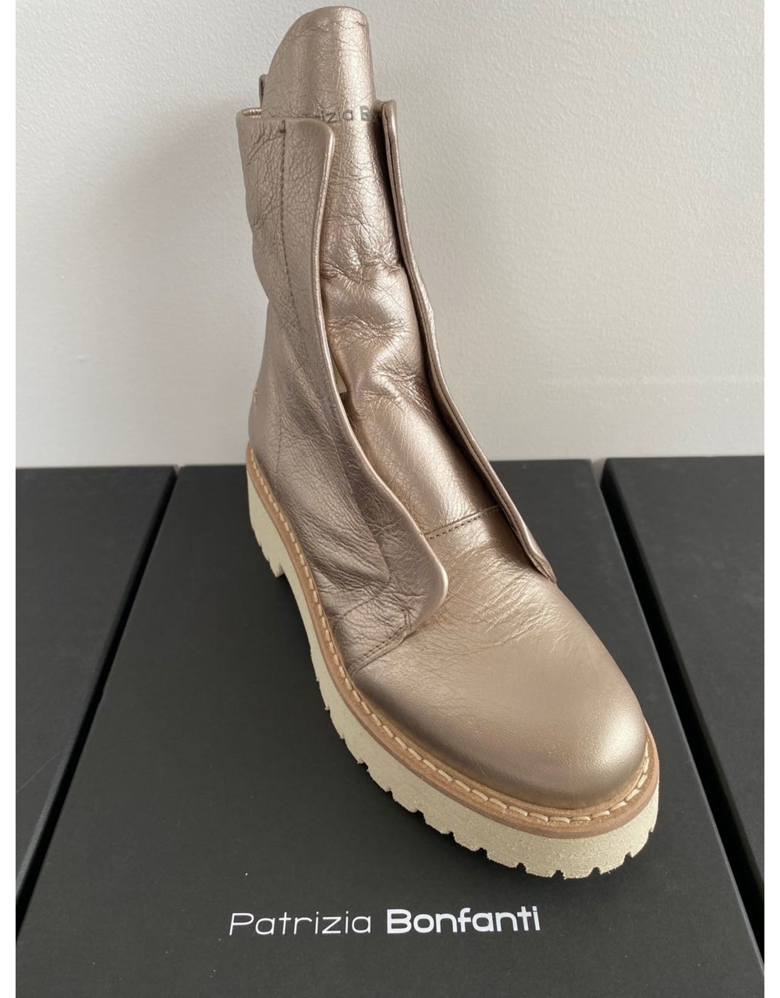 Patrizia Bonfanti Kuni Champagne Metallic Boots