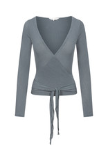 Gai & Lisva Anne Top - Supersoft viscose Wool Mix Wrap Top