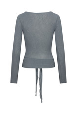 Gai & Lisva Anne Top - Supersoft viscose Wool Mix Wrap Top