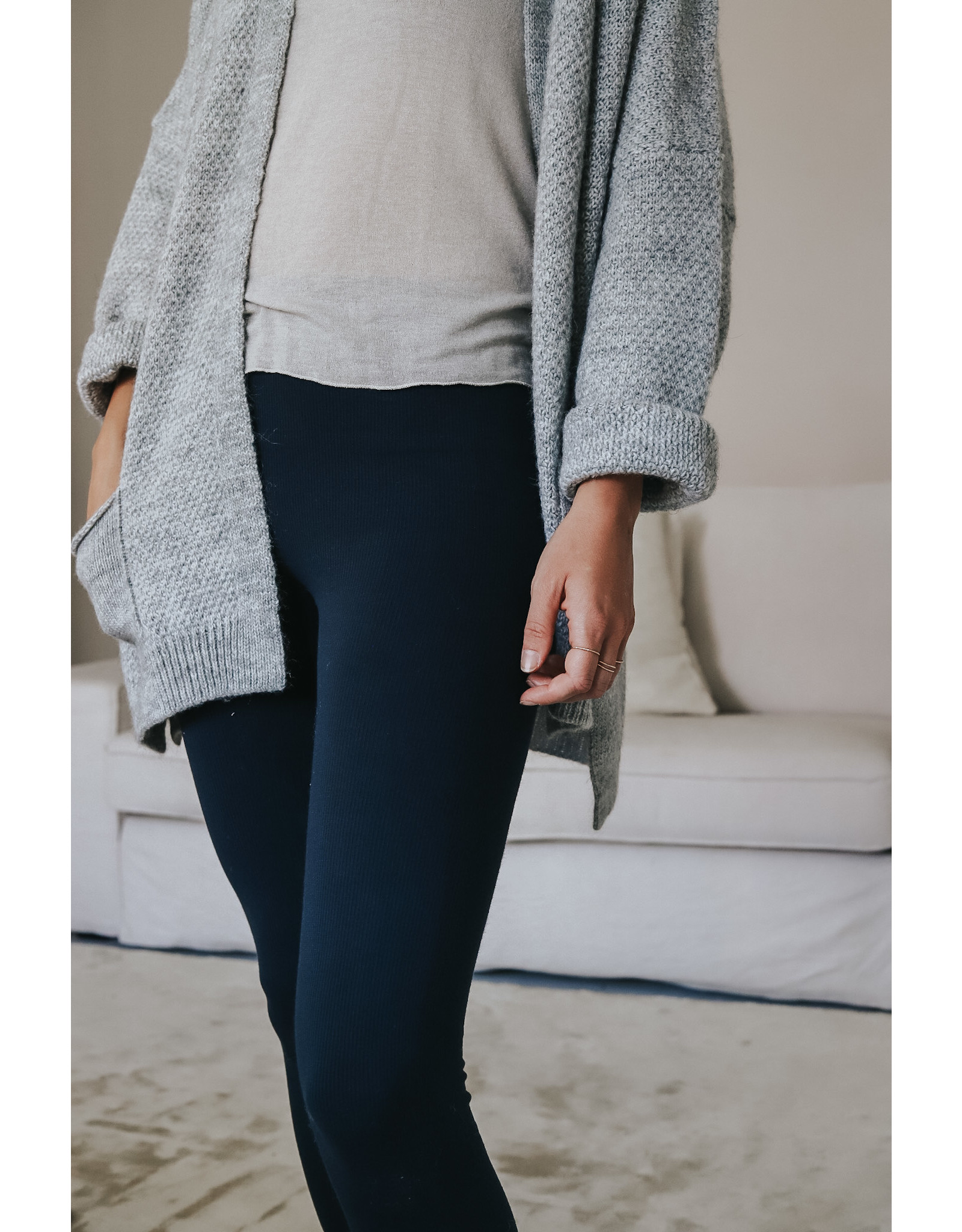 Gai & Lisva Charlotte - Supersoft Non Itch Wool & Alpaca Edge to Edge Cardi