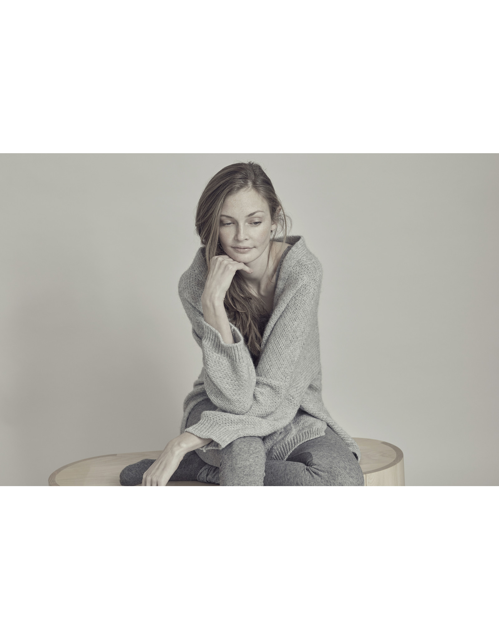 Gai & Lisva Charlotte - Supersoft Non Itch Wool & Alpaca Edge to Edge Cardi