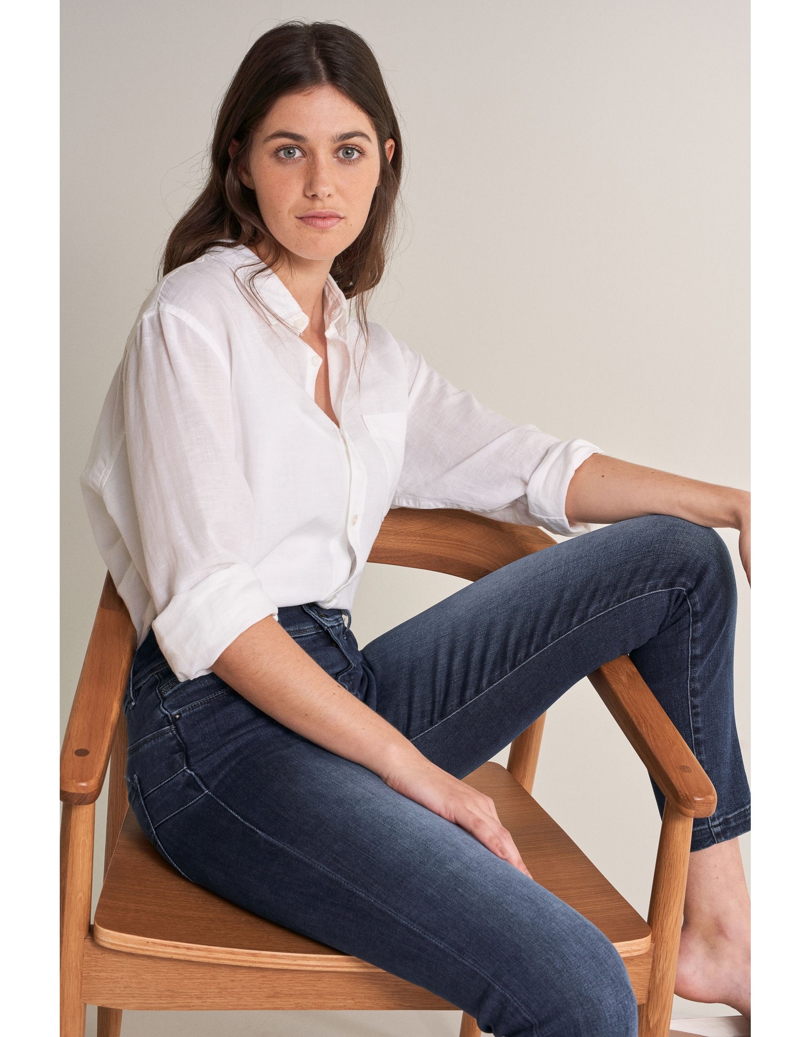 Salsa Jeans Push In Secret Capri Jeans With Embroidered Details