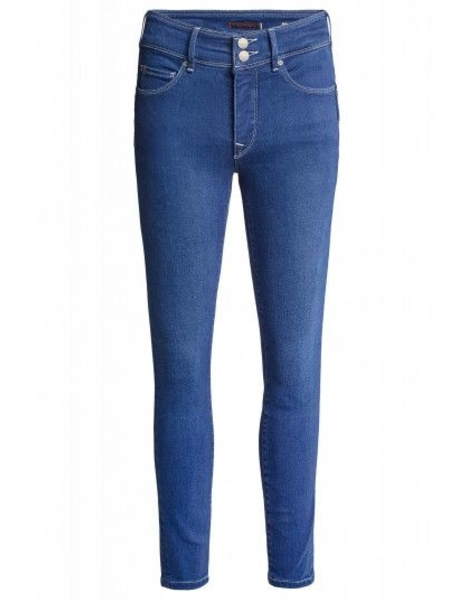Salsa Jeans Push In Secret Capri Bright Blue Jeans