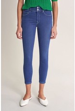 Salsa Jeans Push In Secret Capri Bright Blue Jeans