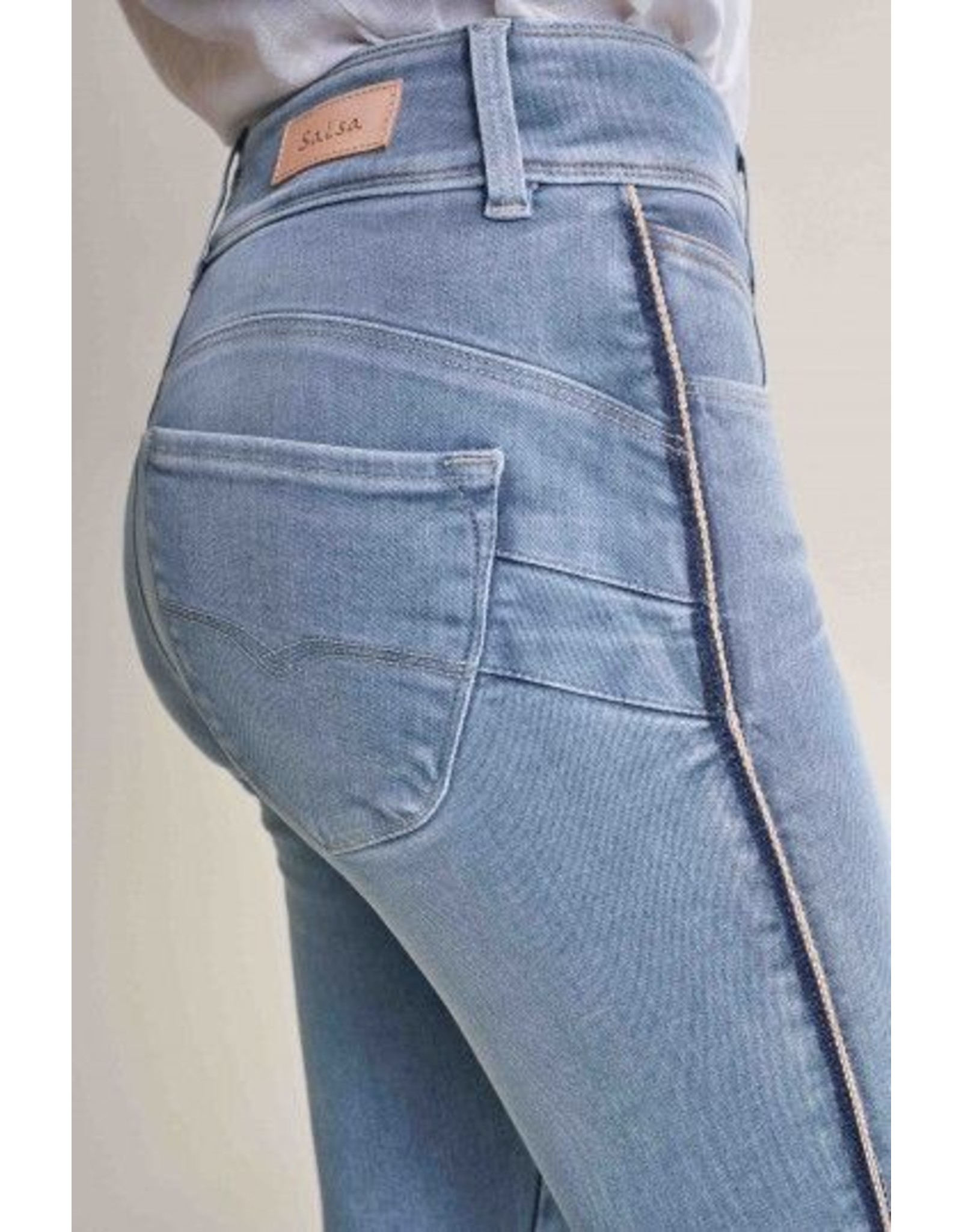 Salsa Jeans Push In Secret Capri Jeans With Side Strip
