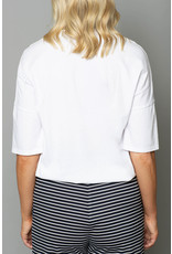 Peruzzi Satin Trim Top