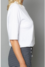 Peruzzi Satin Trim Top