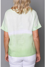 Peruzzi Tie Dye Effect Short Sleeve Top