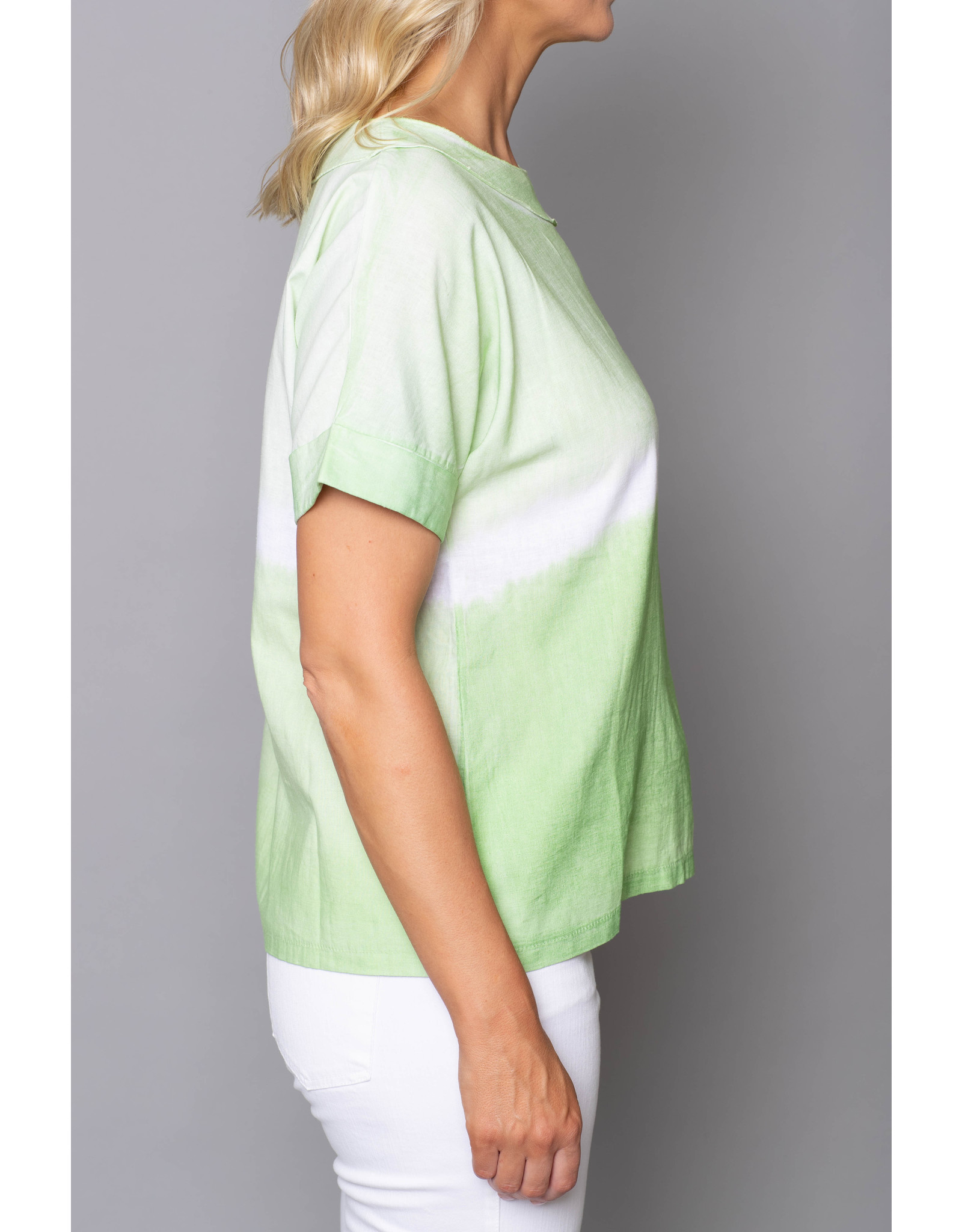 Peruzzi Tie Dye Effect Short Sleeve Top