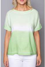Peruzzi Tie Dye Effect Short Sleeve Top