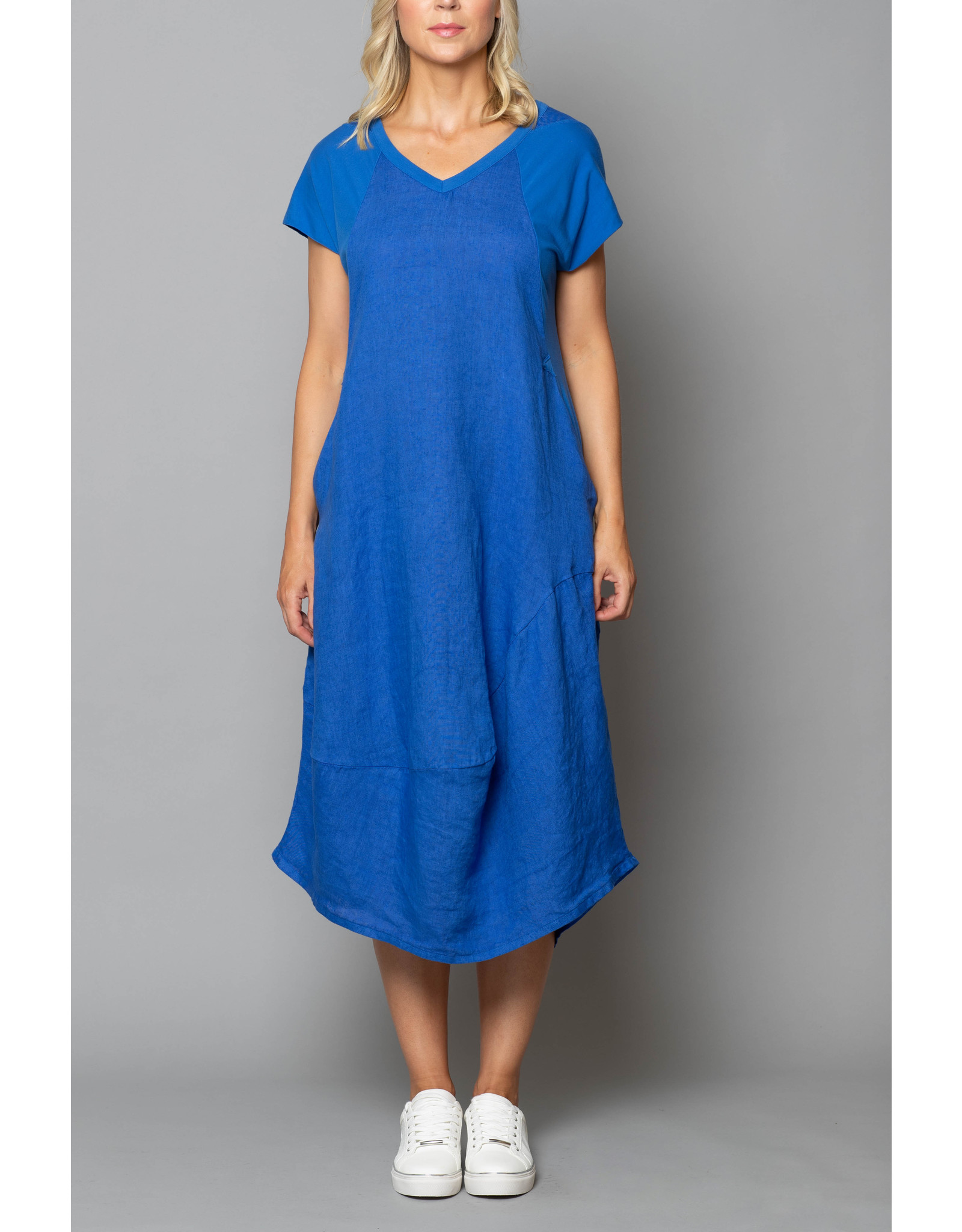 Peruzzi Jersey Shoulder Dress