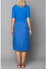 Peruzzi Pleated Linen Dress